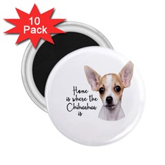 Chihuahua 2 25  Magnets (10 Pack)  by Valentinaart