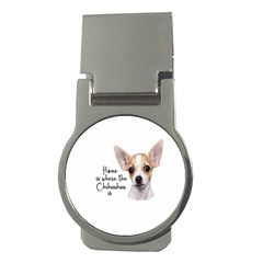 Chihuahua Money Clips (round)  by Valentinaart