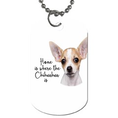 Chihuahua Dog Tag (one Side) by Valentinaart