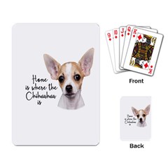 Chihuahua Playing Card by Valentinaart