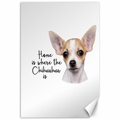 Chihuahua Canvas 12  X 18   by Valentinaart