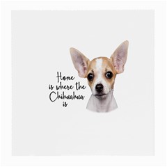 Chihuahua Medium Glasses Cloth (2-side) by Valentinaart