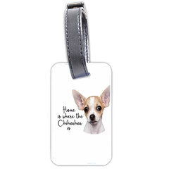 Chihuahua Luggage Tags (one Side)  by Valentinaart