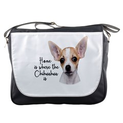 Chihuahua Messenger Bags by Valentinaart