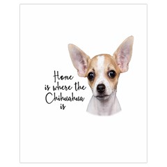 Chihuahua Drawstring Bag (small) by Valentinaart