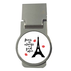 Paris Money Clips (round)  by Valentinaart