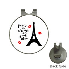 Paris Hat Clips With Golf Markers by Valentinaart