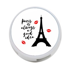 Paris 4-port Usb Hub (two Sides)  by Valentinaart