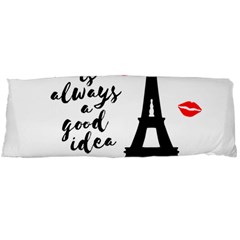 Paris Body Pillow Case (dakimakura) by Valentinaart