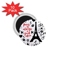 Paris 1 75  Magnets (10 Pack) 