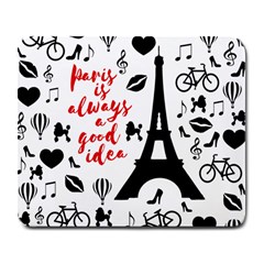 Paris Large Mousepads by Valentinaart