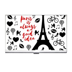 Paris Business Card Holders by Valentinaart