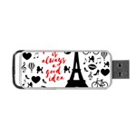 Paris Portable USB Flash (Two Sides) Back