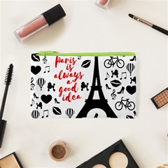 Paris Cosmetic Bag (xs) by Valentinaart