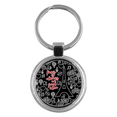 Paris Key Chains (round)  by Valentinaart