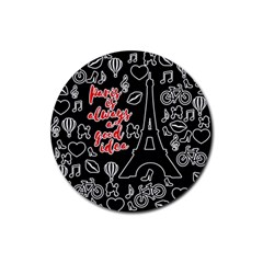 Paris Rubber Coaster (Round) 