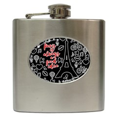 Paris Hip Flask (6 Oz) by Valentinaart