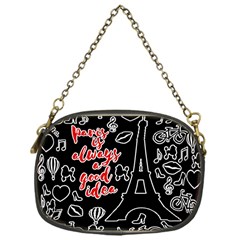 Paris Chain Purses (one Side)  by Valentinaart