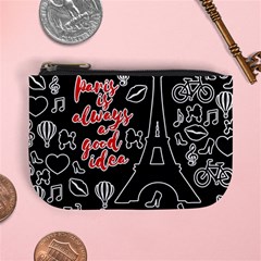 Paris Mini Coin Purses by Valentinaart