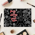 Paris Cosmetic Bag (Large)  Front