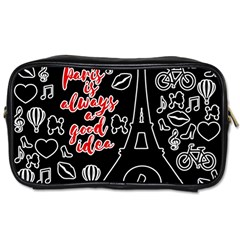 Paris Toiletries Bags by Valentinaart