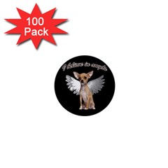 Angel Chihuahua 1  Mini Buttons (100 Pack)  by Valentinaart