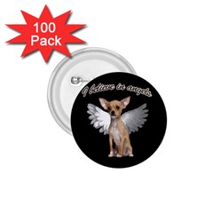 Angel Chihuahua 1 75  Buttons (100 Pack)  by Valentinaart