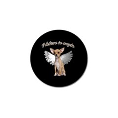 Angel Chihuahua Golf Ball Marker (4 Pack) by Valentinaart