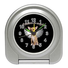 Angel Chihuahua Travel Alarm Clocks by Valentinaart