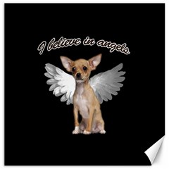 Angel Chihuahua Canvas 20  X 20   by Valentinaart