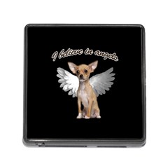 Angel Chihuahua Memory Card Reader (square) by Valentinaart