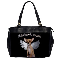 Angel Chihuahua Office Handbags by Valentinaart