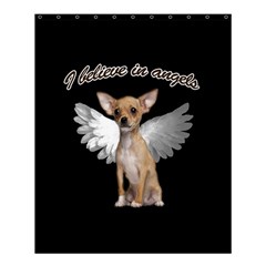 Angel Chihuahua Shower Curtain 60  X 72  (medium)  by Valentinaart