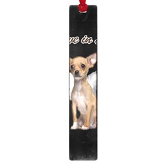 Angel Chihuahua Large Book Marks by Valentinaart