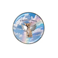 Angel Chihuahua Hat Clip Ball Marker (4 Pack) by Valentinaart