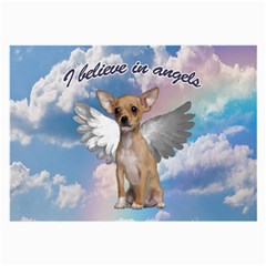 Angel Chihuahua Large Glasses Cloth by Valentinaart