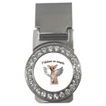 Angel Chihuahua Money Clips (CZ)  Front