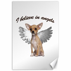 Angel Chihuahua Canvas 20  X 30   by Valentinaart