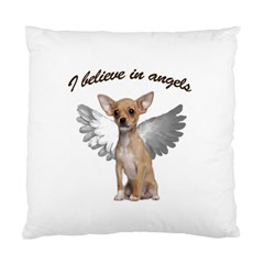 Angel Chihuahua Standard Cushion Case (two Sides) by Valentinaart