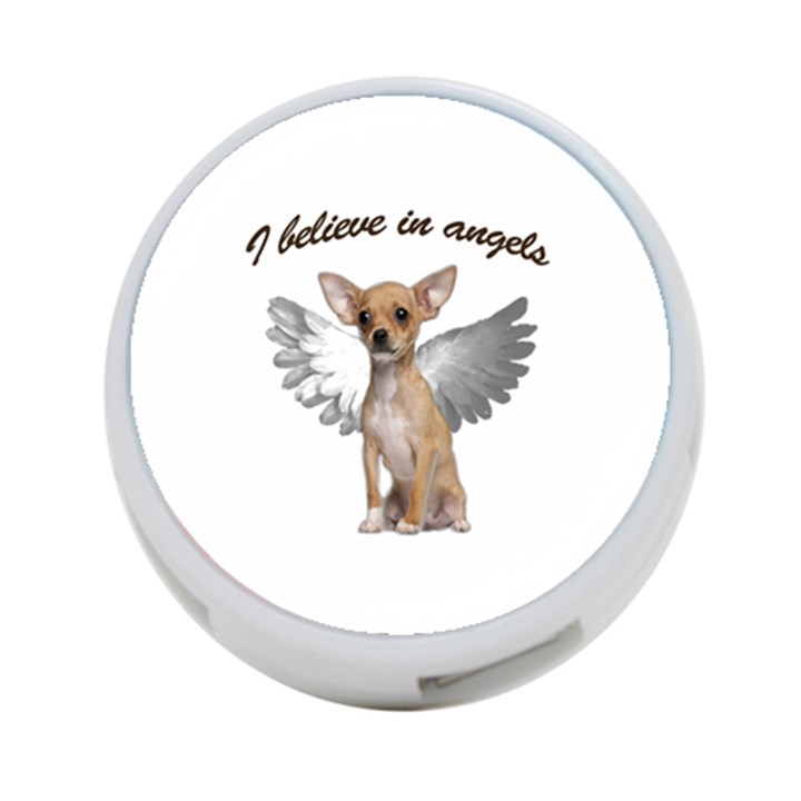 Angel Chihuahua 4-Port USB Hub (Two Sides) 