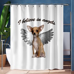 Angel Chihuahua Shower Curtain 60  X 72  (medium)  by Valentinaart