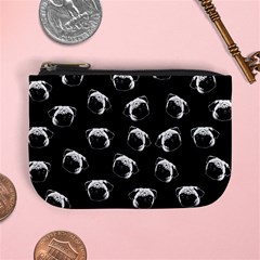 Pug Dog Pattern Mini Coin Purses by Valentinaart