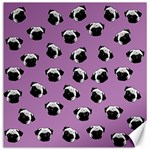 Pug dog pattern Canvas 12  x 12   11.4 x11.56  Canvas - 1