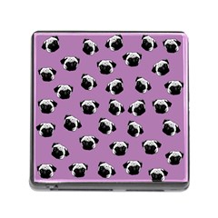 Pug dog pattern Memory Card Reader (Square)