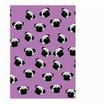 Pug dog pattern Large Garden Flag (Two Sides) Front