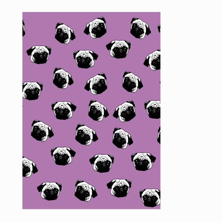 Pug dog pattern Large Garden Flag (Two Sides)