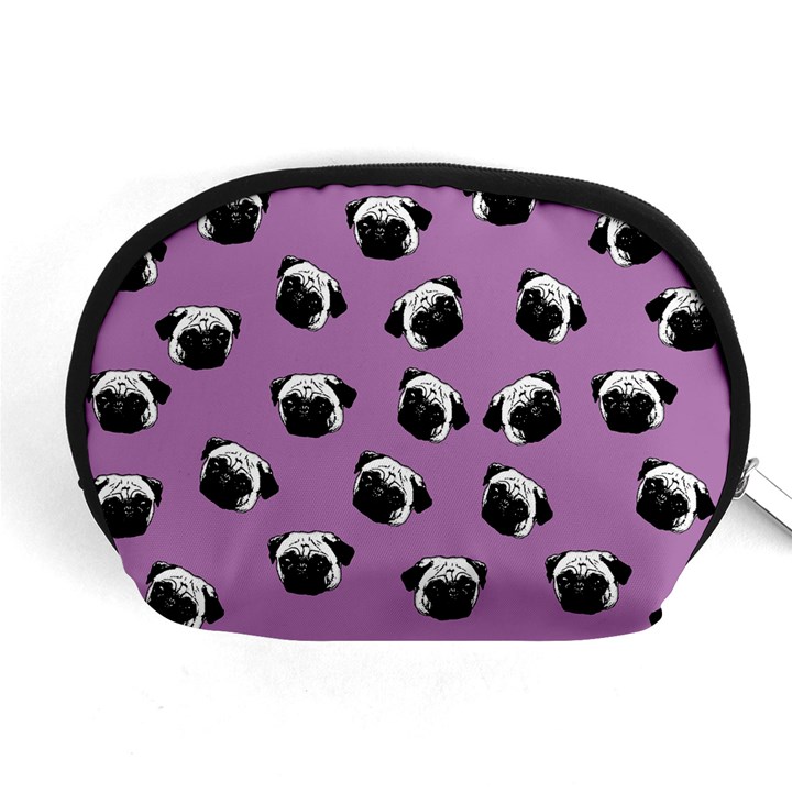 Pug dog pattern Accessory Pouches (Medium) 