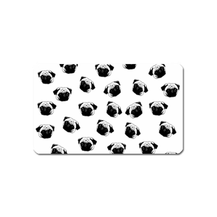 Pug dog pattern Magnet (Name Card)