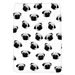 Pug Dog Pattern Flap Covers (s)  by Valentinaart