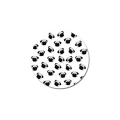 Pug Dog Pattern Golf Ball Marker (10 Pack) by Valentinaart